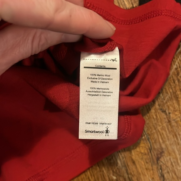 Smartwool Classic Thermal 1/4 zip Rhythmic Red Men’s XL NWT - Picture 5 of 6